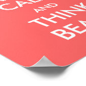 Poster - BEHALTEN STRAND (Ecke)