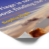 Poster - Bei der Ehe geht es nicht um das Alter (Ecke)