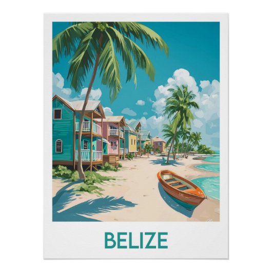Poster Belize (Vorderseite)