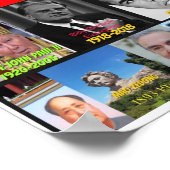 Poster berühmter Parkinson-Patienten (Ecke)