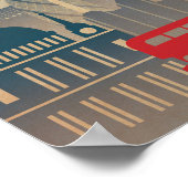 Poster - Besuchen Sie London England (Ecke)