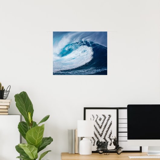 Poster Big Wave (Heimbüro)