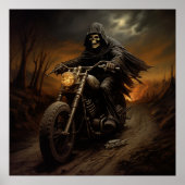 Poster Biker (Vorne)
