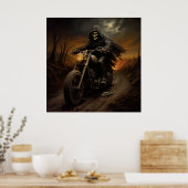 Poster Biker (Küche)
