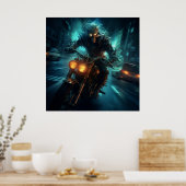 Poster Biker (Küche)