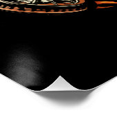 Poster Biker, Life Begins At Full Throttle (Ecke)