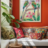 Poster Birds and rose flowers fine wall art Deco