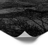 Poster Black and White Castle (Ecke)