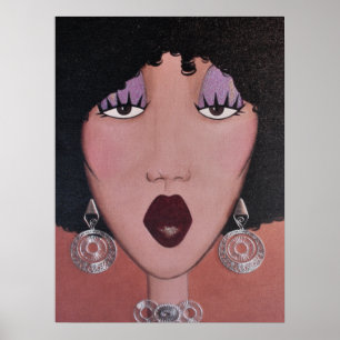 Poster "Black Beauty Diva"