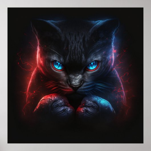 Poster Black Cat (Vorne)