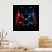 Poster Black Cat (Küche)