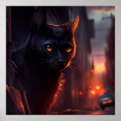 Poster Black Cat (Vorne)