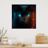 Poster Black Cat (Küche)
