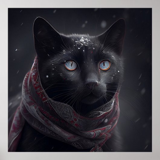 Poster Black Cat (Vorne)