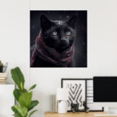 Poster Black Cat (Heimbüro)