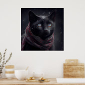 Poster Black Cat (Küche)