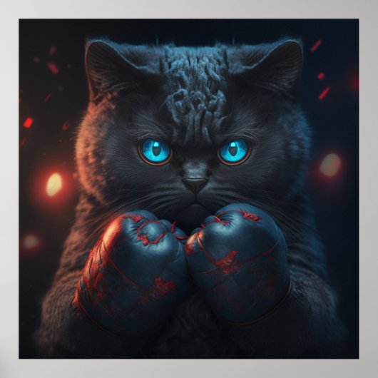 Poster Black Cat (Vorne)