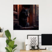 Poster Black Cat (Heimbüro)