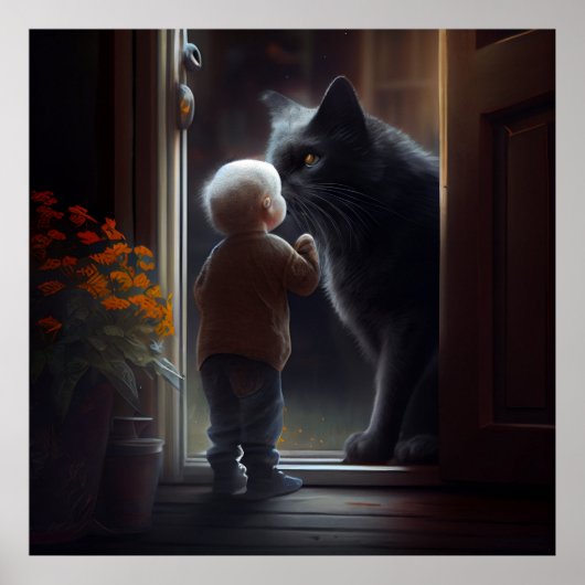 Poster Black Cat (Vorne)