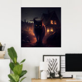 Poster Black Cat (Heimbüro)