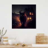 Poster Black Cat (Küche)