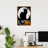Poster "Black Cat" (Heimbüro)