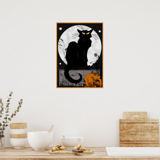 Poster "Black Cat" (Küche)