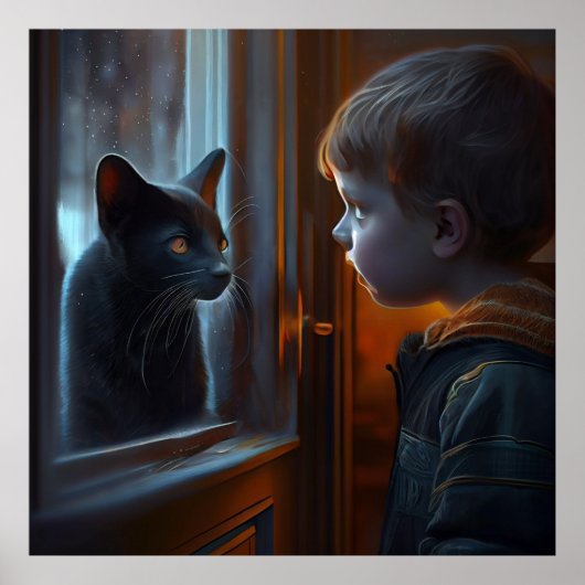 Poster Black Cat (Vorne)