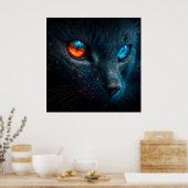 Poster Black Cat (Küche)