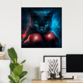 Poster Black Cat (Heimbüro)