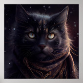 Poster Black Cat (Vorne)