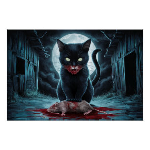 Poster Black Cat and Rat 02