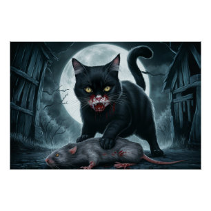 Poster Black Cat and Rat 10