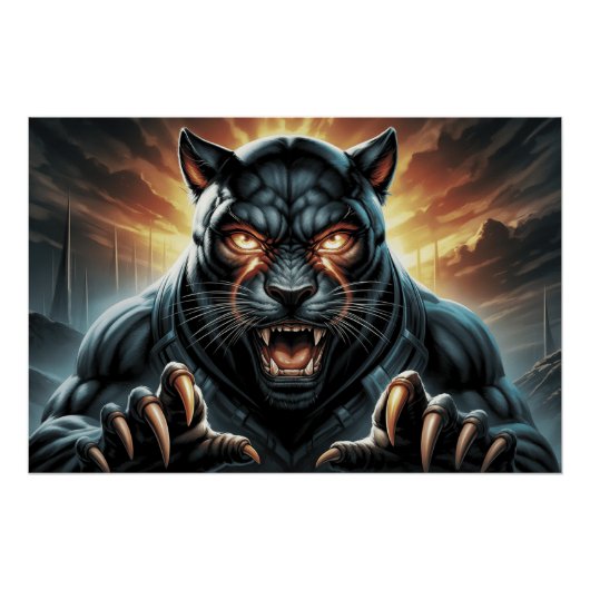 Poster Black Cat und Ratte 11 D (Vorderseite)