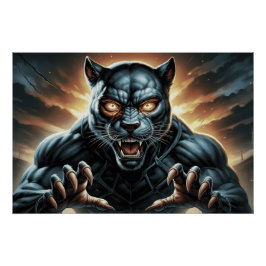 Poster Black Cat und Ratte 11 F