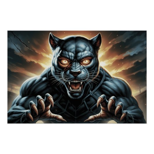 Poster Black Cat und Ratte 11 F (Vorderseite)