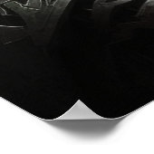 Poster Black Cat Warrior (Ecke)
