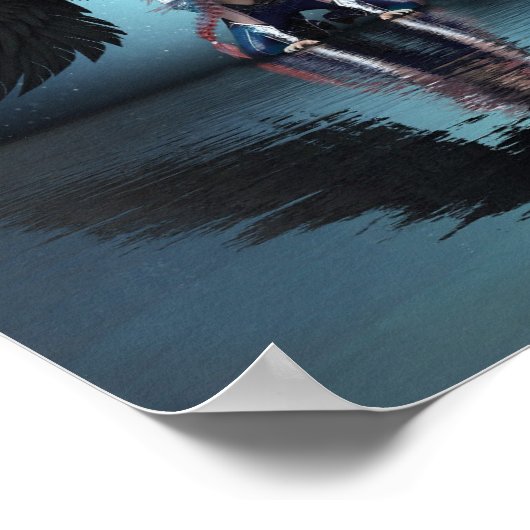 Poster Black Engel (Ecke)