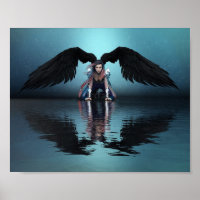 Poster Black Engel