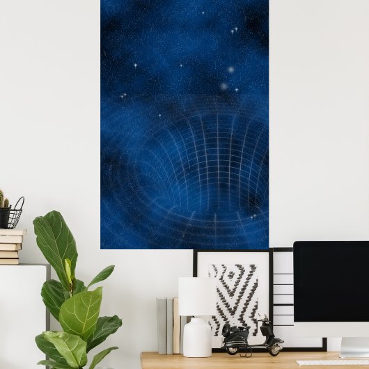 Poster "Black Hole" (Heimbüro)