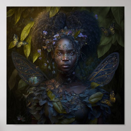 Poster "Black Sprite" (Vorne)