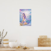 Poster Blue Mermaid (Küche)