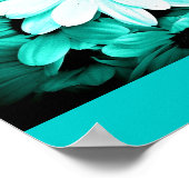 Poster-Blume-gestrichene Blume 15 Poster (Ecke)