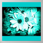 Poster-Blume-gestrichene Blume 15 Poster (Vorne)