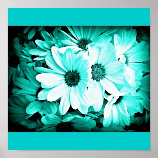 Poster-Blume-gestrichene Blume 15 Poster (Vorne)