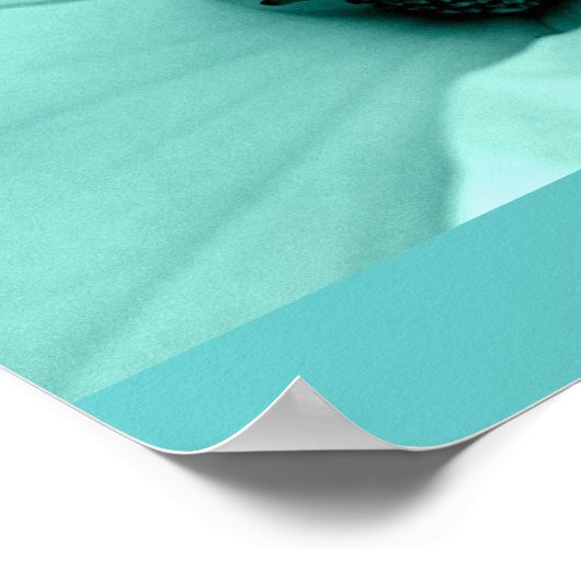 Poster-Blume-gestrichene Blume 4 Poster (Ecke)