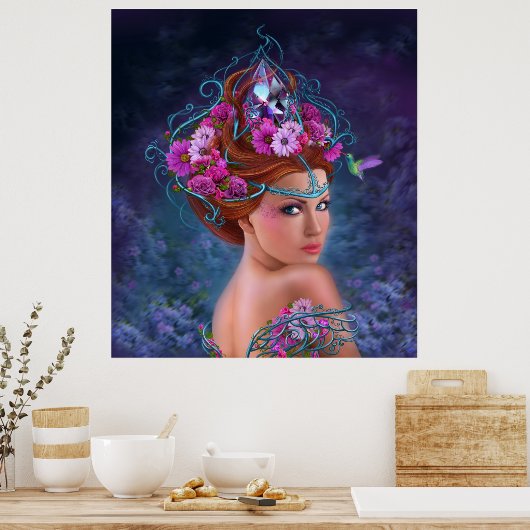 Poster-Blume Poster (Küche)