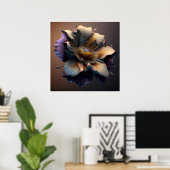 Poster-Blume Poster (Heimbüro)