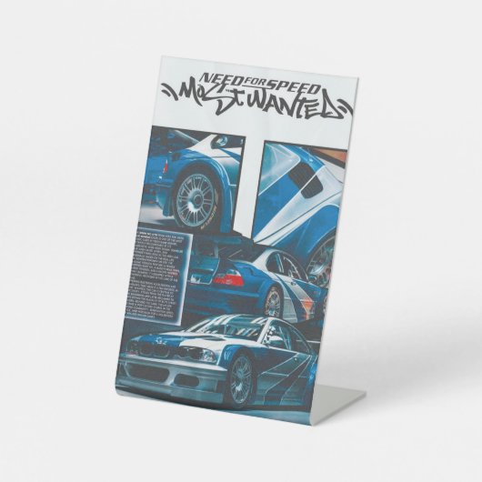 Poster BMW Sockelschild (Vorderseite)