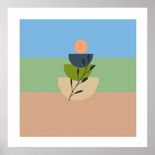 Poster "Boho Dreams" Poster - Frei-angeregtes Desi (Vorne)